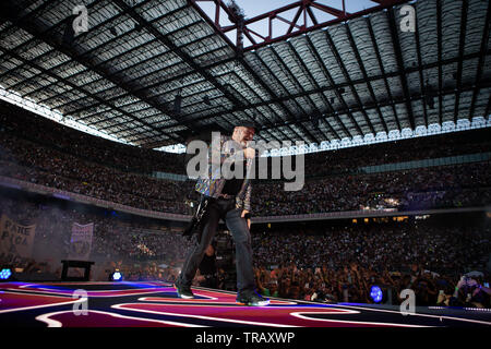 Milano, 1 Giugno 2019. Vasco Rossi in Concerto Allo Stadio San Siro di Milano. Copyright Davide Merli/Alamy Stockfoto