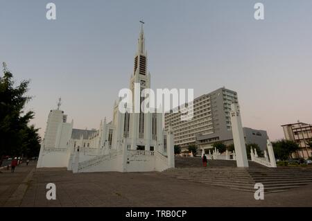 Kathedrale Unserer Lieben Frau von der Unbefleckten Empfängnis, Maputo, Mosambik Stockfoto