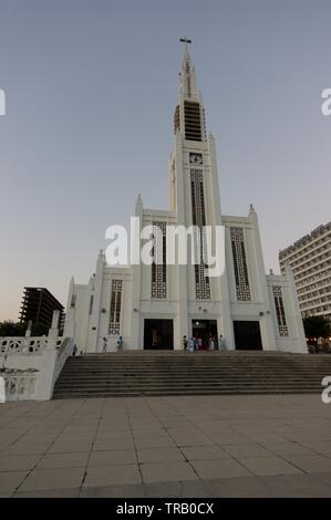 Kathedrale Unserer Lieben Frau von der Unbefleckten Empfängnis, Maputo, Mosambik Stockfoto