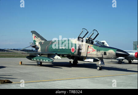 Pfister Luftwaffe JASDF Mitsubishi RF-4EJ Kai Phantom II - japanische Luftwaffe/Japan Air Self Defense Force Mitsubishi RF-4EJ Kai Phantom II Stockfoto