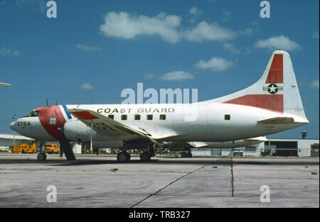 USCG US COAST GUARD Convair C-131ein Samariter Stockfoto