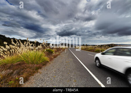 Neuseeland Landschaft, North Island, Tongariro National Park Stockfoto