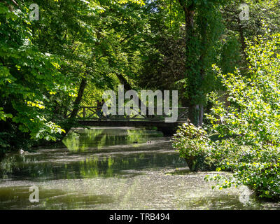 Parc Leonardo da Vinci von Clos Luce, mboise, Indre-et-Loire Departement, Center-Val de Loire, Frankreich, Europa Stockfoto