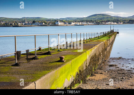 Irland, Co Louth, Halbinsel Cooley, Omeath, Carlingford Lough pier, Blick Richtung Warrenpoint Stockfoto