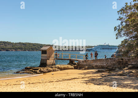 Pristine Camp Cove Beach in Watsons Bay in der Nähe von Sydney, Australien. Stockfoto