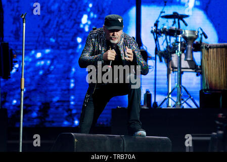 Vasco Rossi durchgeführt in der vergangenen Nacht in Mailand im Stadion San Siro für die erste von sechs Datum! Stockfoto