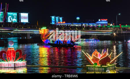 Laterne fetival kann Stadt Tho in Vietnam Stockfoto