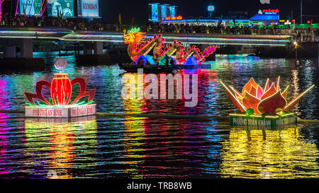 Laterne fetival kann Stadt Tho in Vietnam Stockfoto