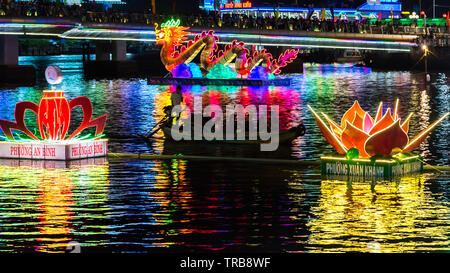 Laterne fetival kann Stadt Tho in Vietnam Stockfoto