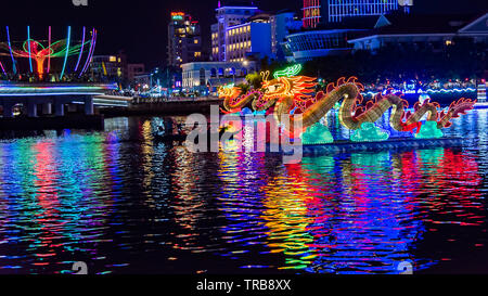 Laterne fetival kann Stadt Tho in Vietnam Stockfoto