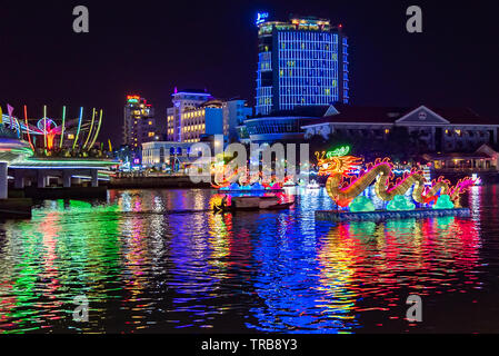 Laterne fetival kann Stadt Tho in Vietnam Stockfoto