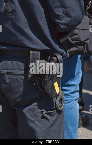 Die Polizei in Berlin, Deutschland Stockfoto