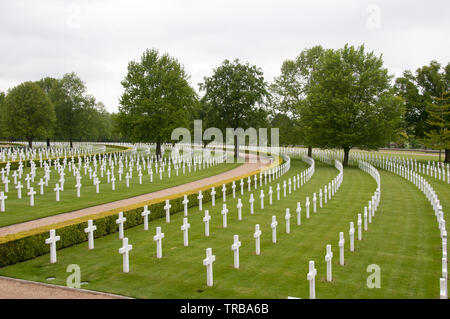 WW2 Cambridge American Cemetery and Memorial Stockfoto