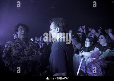 Don Broco Live an der Manchester Academy 2018 Stockfoto