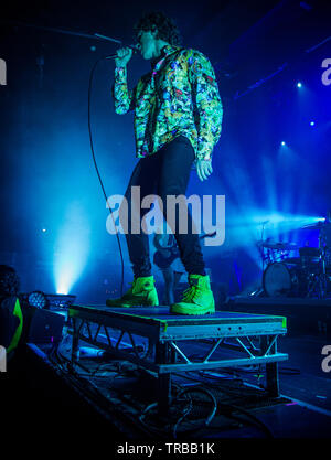 Don Broco Live an der Manchester Academy 2018 Stockfoto