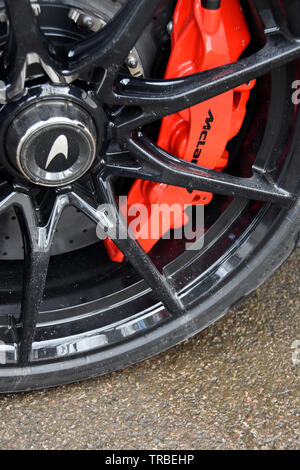 McLaren Supercar Räder & Bremsen Stockfoto