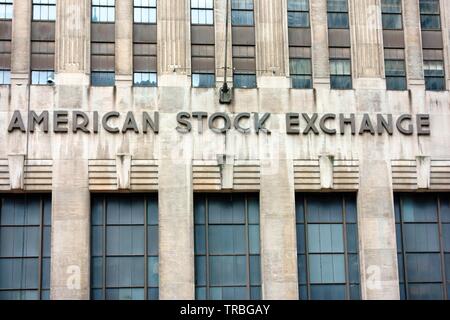 Amerika Börse New York Stockfoto