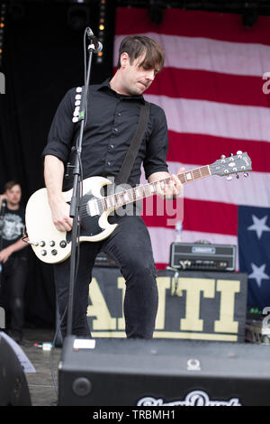 Anti Flag live beim Slam Dunk 2019 Stockfoto