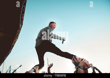 Frank Carter und die klapperschlangen im Primavera Sound 2019 Stockfoto