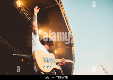 Frank Carter und die klapperschlangen im Primavera Sound 2019 Stockfoto