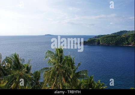 Bukit Malimbu Hill, Senggigi Beach, Lombok Inseln, Nusa Tenggara, Indonesien Stockfoto