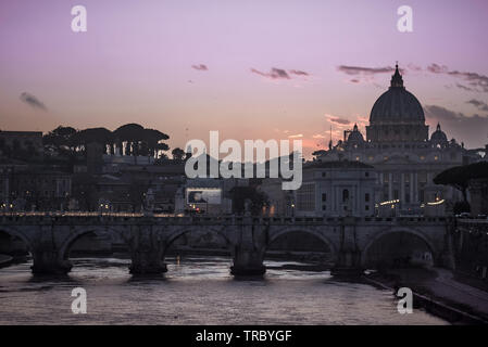 Stadtbild von Rom Stockfoto