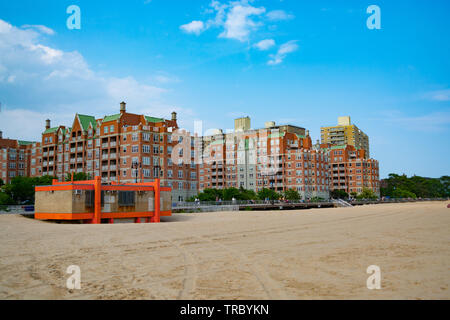 Luxus Apartment Gebäudekomplex Oceana am Brighton Beach, Brooklyn, New York Stockfoto