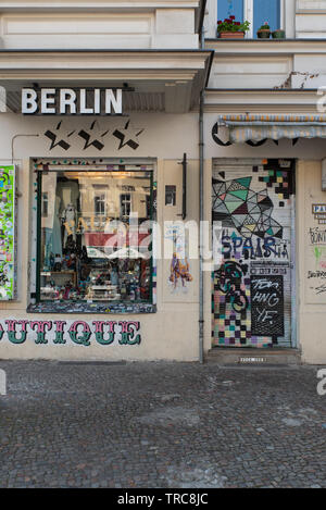 Geschäft in Prenzlauer Berg, Berlin, Deutschland. // Shop in Prenzlauer Berg, Berlin, Deutschland. //Boutique à Prenzlauer Berg, Berlin, Allemagne. Stockfoto