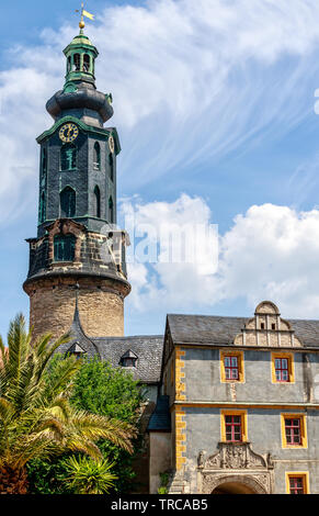 Stadt Schloss von Weimar in Deutschland Stockfoto