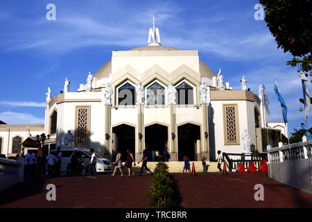 ANTIPOLO CITY, Philippinen - 31. Mai, 2019: Der berühmte touristische Destination Antipolo Kathedrale oder Unsere Liebe Frau des Friedens und sichere Reise. Stockfoto