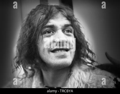 Joe Cocker abgebildeten backstage bei Crystal Palace in London am 03. Juni 1972 (Foto Gijsbert Hanekroot) Stockfoto