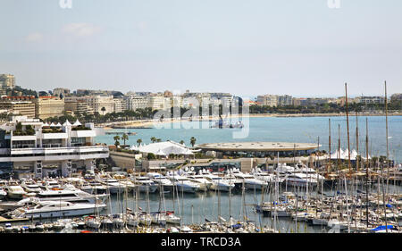 Hafen von Cannes. Frankreich Stockfoto