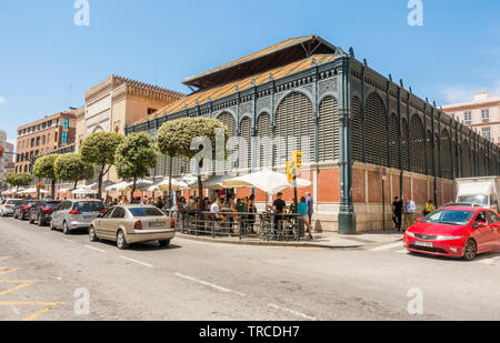 Malaga Spanien, Markthalle von Atarazanas Malaga, Andalusien, Spanien. Stockfoto