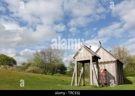 Viking Kirche von Moesgaard in Dänemark Daube Stockfoto