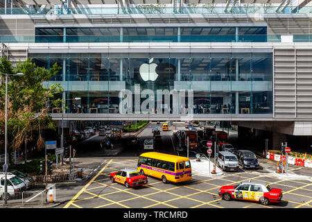 Der Apple Store in der IFC Mall, Hongkong, China Stockfoto