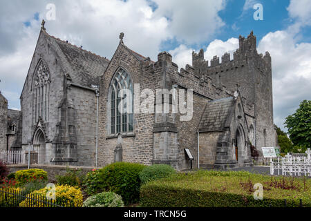 Heilige Dreifaltigkeit Abteikirche (Abtei der Dreifaltigkeit) in Adare, Irland Stockfoto