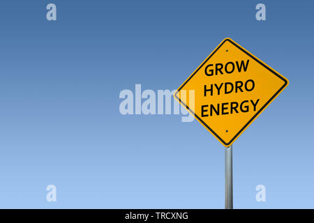 Wachsen Hydro Energy Stockfoto