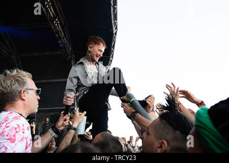 Frank Carter und die klapperschlangen im Primavera Sound 2019 Stockfoto