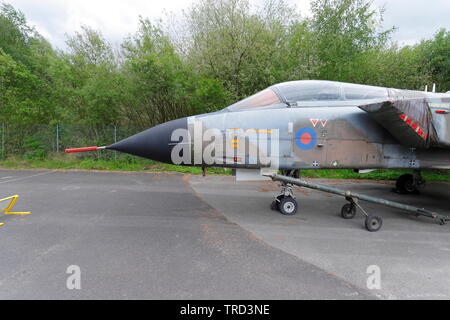 Panavia Tornado GR1 bei Yorkshire Air Museum Stockfoto