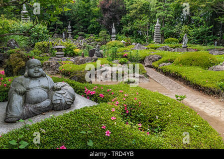 Shosenji Tempel wurde von Ogawa Kuro, der ogawa Dorf entlang Ome Kaido Straße in der Edo Periode entwickelt hat. Die wasserstraße Strom von Tamagawajosui, Stockfoto