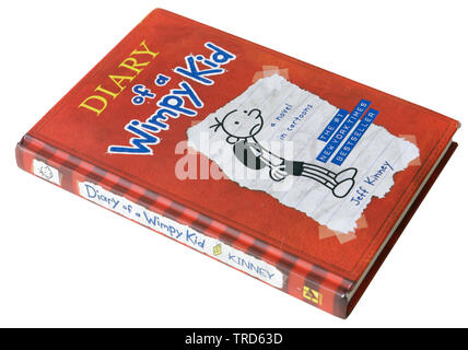 Diary of a Wimpy Kid von Jeff Kinney Stockfoto