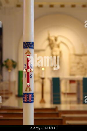 New York City, NY/USA, 24. Juni 2016: Foto der Altar in der Katholischen Kirche Stockfoto