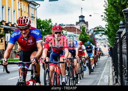 Kiew, Ukraine - Mai 25, 2019: Internationale Rennen Horizont Park am Tag von Kiew. Stockfoto