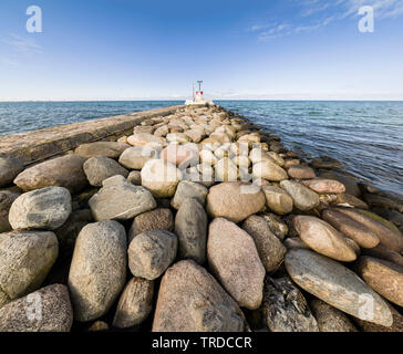 Pir. Lomma. Skåne. Stockfoto