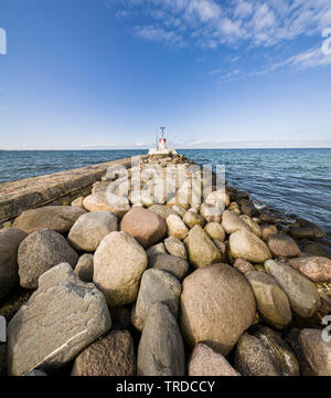 Pir. Lomma. Skåne. Stockfoto