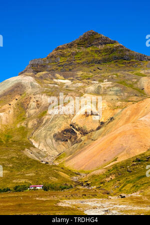 Liparit Berges Maelifell, Island, Snaefellsnes Stockfoto