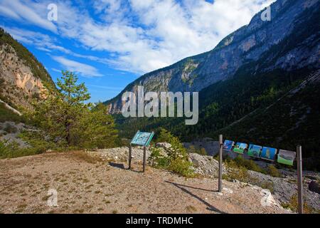 Valle di Tovel, Lake tovel, Brenta Berge, Italien, Südtirol, Trentino Stockfoto