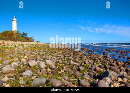 Leuchtturm lange Erik, Schweden, Oeland Stockfoto