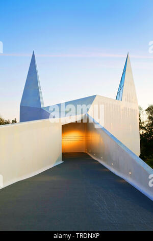 Autobahn Kirche Siegerland, Deutschland, Nordrhein-Westfalen, Siegerland, Wilnsdorf Stockfoto