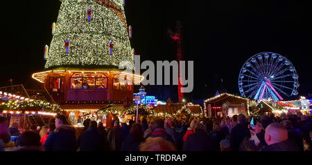Weihnachten kirmes Criechinger, Deutschland, Nordrhein-Westfalen, Ruhrgebiet, Herne Stockfoto